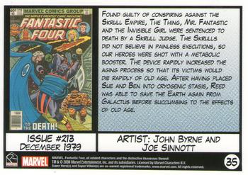 2008 Rittenhouse Fantastic Four Archives #35 Issue #213 - December 1979 Back