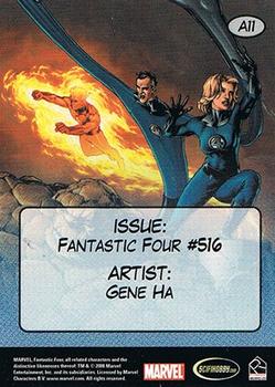 2008 Rittenhouse Fantastic Four Archives - Ready for Action #A11 Fantastic Four #516 Back
