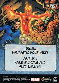 2008 Rittenhouse Fantastic Four Archives - Ready for Action #A14 Fantastic Four #527 Back