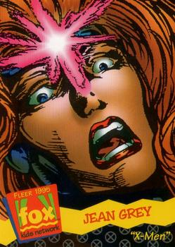 1995 Fleer Fox Kids Network #100 Jean Grey Front