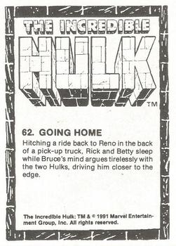 1991 Comic Images The Incredible Hulk #62 Going Home Back