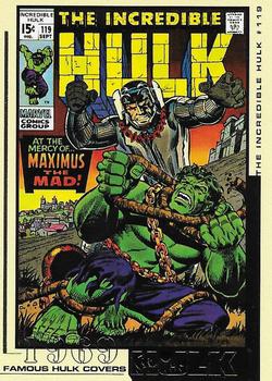2003 Upper Deck The Hulk Film and Comic - Famous Hulk Covers #FC13 The Incredible Hulk Cover #119 - 1969 Front