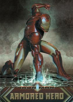 2008 Rittenhouse Iron Man - Armored Hero #H9 (shattering) Front