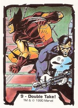 1990 Comic Images Marvel Comics Jim Lee #9 Double Take! Front