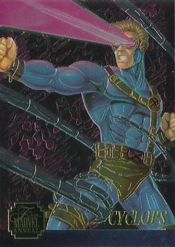 1995 Flair Marvel Annual - Chromium #8 Cyclops Front