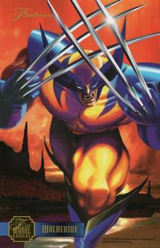 1995 Flair Marvel Annual - FlairPrint #10 Wolverine Front