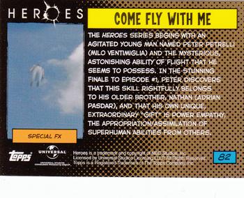 2008 Topps Heroes #82 Come Fly with Me Back