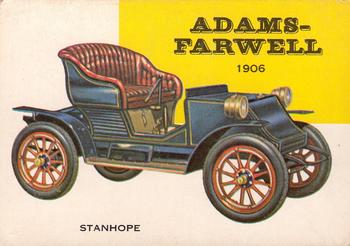 1953-55 Topps World on Wheels (R714-24) #105 1906 Adams Farwell Front
