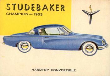 1953-55 Topps World on Wheels (R714-24) #93 1953 Studebaker Champion Front