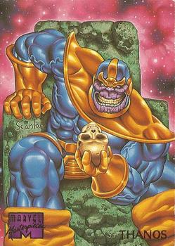 1995 Fleer Marvel Masterpieces #99 Thanos Front