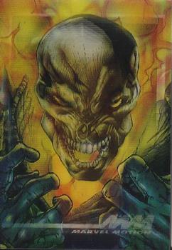 1996 Fleer/SkyBox Marvel Motion #19 Ghost Rider Front