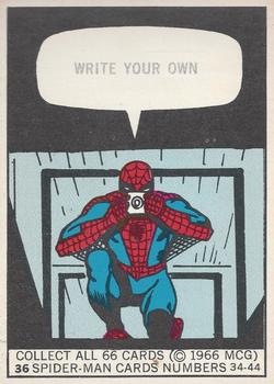 1966 Donruss Marvel Super Heroes #36 (Write your own caption) Front