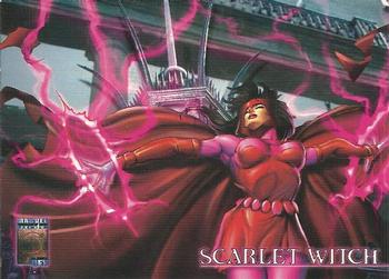 1997 Fleer/SkyBox Marvel Premium QFX #60 Scarlet Witch Front