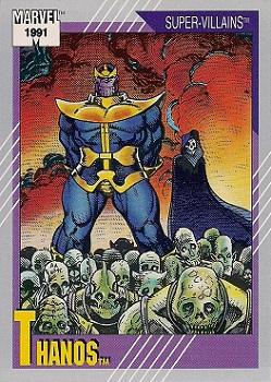 1991 Impel Marvel Universe II #85 Thanos Front