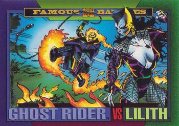 1993 SkyBox Marvel Universe #147 Ghost Rider / Lilith Front