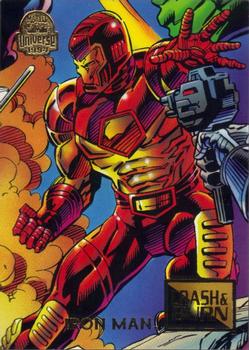 1994 Fleer Marvel Universe #80 Iron Man Front
