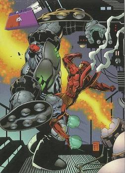 1997 Fleer/SkyBox Marvel vs. Wildstorm #88 Techno-Shock! Front