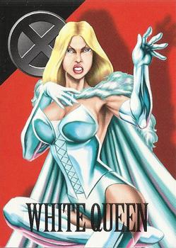 1996 Fleer/SkyBox Marvel Vision #49 White Queen Front