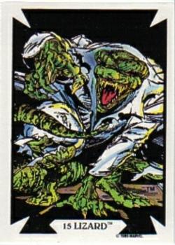 1989 Comic Images Marvel Comics Todd McFarlane  #15 Lizard Front