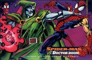 1994 Fleer The Amazing Spider-Man #113 Spider-Man vs. Doctor Doom Front