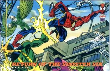 1994 Fleer The Amazing Spider-Man #135 Return of the Sinister Six Front
