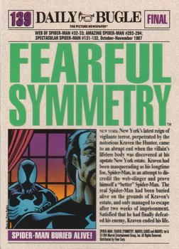 1994 Fleer The Amazing Spider-Man #139 Fearful Symmetry Back