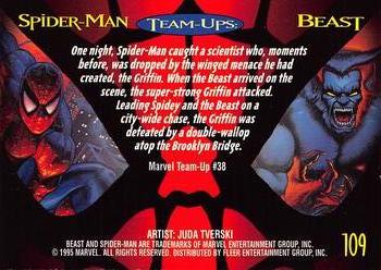 1995 Fleer Ultra Spider-Man #109 Beast Back