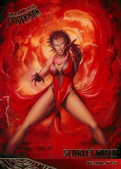 1995 Fleer Ultra Spider-Man #126 Scarlet Witch Front