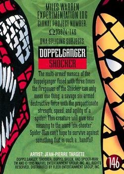 1995 Fleer Ultra Spider-Man #146 Doppel Shock Back