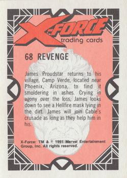 1991 Comic Images X-Force #68 Revenge Back