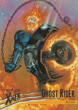 1996 Ultra X-Men Wolverine #42 Ghost Rider Front