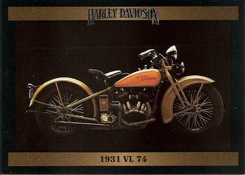 1992-93 Collect-A-Card Harley Davidson #127 1931 VL 74 Front