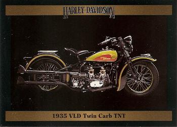 1992-93 Collect-A-Card Harley Davidson #132 1935 VLD Twin Carb TNT Motor Front