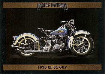 1992-93 Collect-A-Card Harley Davidson #135 1936 EL 61 OHV Front