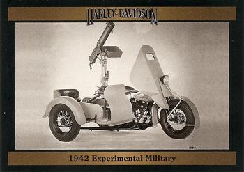 1992-93 Collect-A-Card Harley Davidson #143 1942 Experimental Military Front