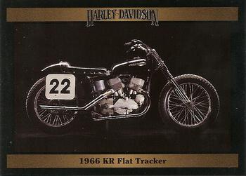 1992-93 Collect-A-Card Harley Davidson #164 1966 KR Flat Tracker Front
