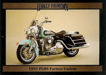 1992-93 Collect-A-Card Harley Davidson #177 1991 FLHS Factory Custom Front