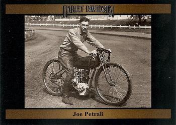 1992-93 Collect-A-Card Harley Davidson #182 Joe Petrali Front