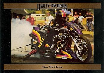 1992-93 Collect-A-Card Harley Davidson #187 Jim McClure Front