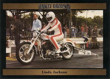 1992-93 Collect-A-Card Harley Davidson #190 Linda Jackson Front