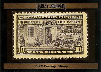 1992-93 Collect-A-Card Harley Davidson #193 1922 Postage Stamp Front