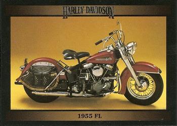 1992-93 Collect-A-Card Harley Davidson #24 1955 FL Front