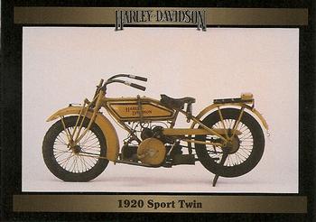1992-93 Collect-A-Card Harley Davidson #213 1920 Sport Twin Front