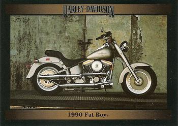 1992-93 Collect-A-Card Harley Davidson #87 1990 Fat Boy Front