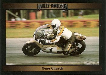 1992-93 Collect-A-Card Harley Davidson #94 Gene Church Front