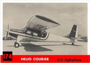 1956 Topps Jets (R707-1) #174 Helio Courier               U.S. lightplane Front