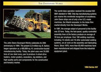 1994 TCM John Deere #47 The Davenport Works Back