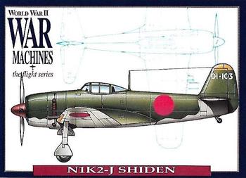 1993 The Richards Group World War II War Machines #70 Kawanishi N1K2-J Shiden Front