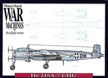 1993 The Richards Group World War II War Machines #91 Heinkel He 219A-7 Uhu Front