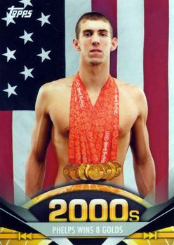 2011 Topps American Pie #192 Michael Phelps wins 8 Golds Front